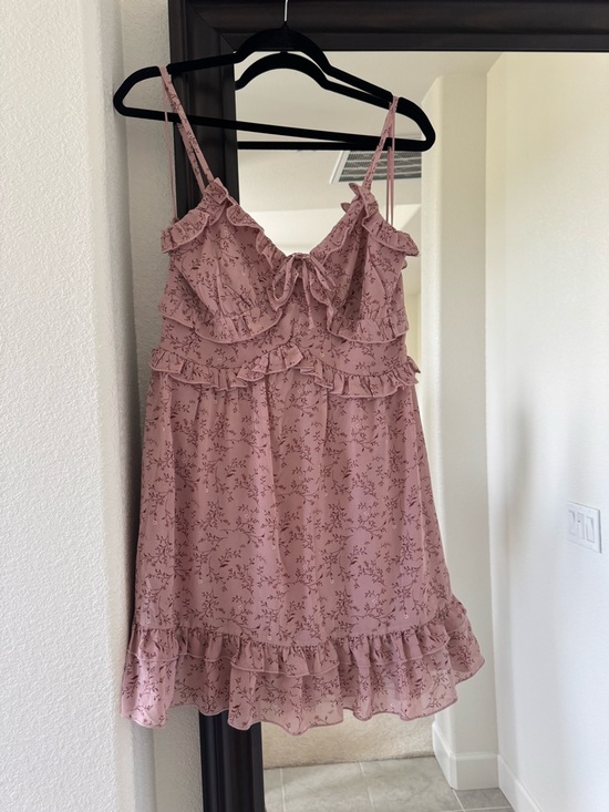 Thirty Thirty Dresses & Skirts - Womens Pink Ruffle Chemise Nightdress